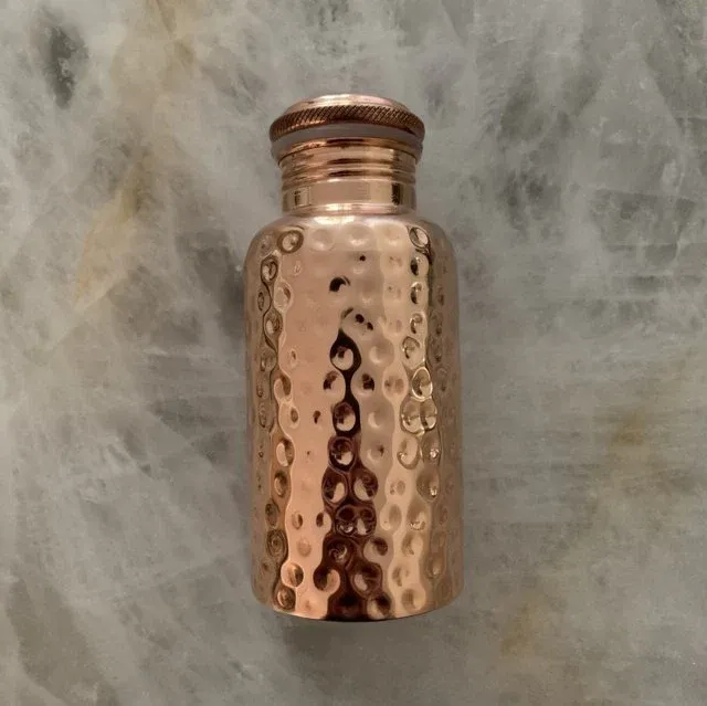 CopperH2OCopperWaterBottle10oz300mlHammered_640x639